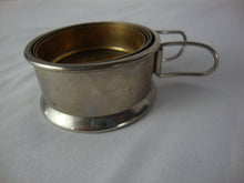 Load image into Gallery viewer, Vintage Collapsible Telescoping Steel Drinking Cup with Hinged Handles
