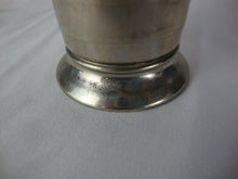 Load image into Gallery viewer, Vintage Collapsible Telescoping Steel Drinking Cup with Hinged Handles
