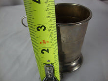 Load image into Gallery viewer, Vintage Collapsible Telescoping Steel Drinking Cup with Hinged Handles
