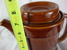 Load image into Gallery viewer, Vintage Pfaltzgraff USA #490 Brown Tea Coffee Pot with Lid
