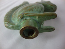 Load image into Gallery viewer, Vintage Brass or Bronze Patina Squirrel with Nut Set Screw Base Finial

