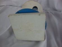 Load image into Gallery viewer, 1970&#39;s ? Painted Wood Red/White/Blue Stars Spinning Maypole Toy
