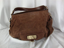 Load image into Gallery viewer, 1980&#39;s Michael Kors Brown Suede Shoulder Tote Bag Purse
