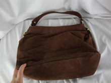 Load image into Gallery viewer, 1980&#39;s Michael Kors Brown Suede Shoulder Tote Bag Purse
