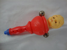 Load image into Gallery viewer, MCM Retro Child&#39;s Head Whistle Flute Squeaker with Bell Sides Toy
