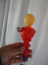 Load image into Gallery viewer, MCM Retro Child&#39;s Head Whistle Flute Squeaker with Bell Sides Toy
