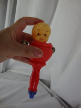 Load image into Gallery viewer, MCM Retro Child&#39;s Head Whistle Flute Squeaker with Bell Sides Toy
