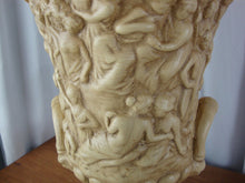 Load image into Gallery viewer, Vintage Grecian Style Double Handle Urn Ceramic Plaster Planter Decor
