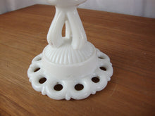 Load image into Gallery viewer, Westmoreland Doric Lace Milk Glass Compote Fruit Bowl
