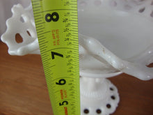 Load image into Gallery viewer, Westmoreland Doric Lace Milk Glass Compote Fruit Bowl
