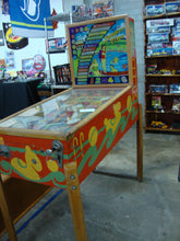 Load image into Gallery viewer, 1948 United&#39;s Summer Time Coin Pinball Machine Wood Trim *Not Working*
