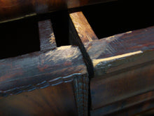 Load image into Gallery viewer, Antique Empire Flame Mahogany Wood Veneer Highboy Dresser
