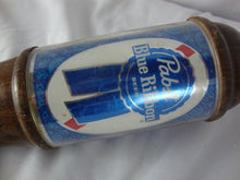 Load image into Gallery viewer, 1980&#39;s PBR Pabst Blue Ribbon Beer Wooden Tap Handle
