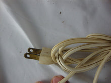 Load image into Gallery viewer, Vintage Cream &amp; Gold Flower Leaf Table Lamp Metal Base NO SHADE
