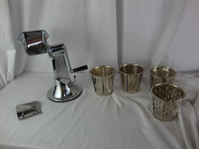 Load image into Gallery viewer, Vintage West Bend Kitchen Kutter Countertop Hand Cutter with Four Cutting Cones
