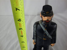 Load image into Gallery viewer, Vintage Cast Iron Civil War Soldier Small Figure Doorstop Bookend
