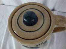 Load image into Gallery viewer, Vintage Pottery Pitcher Heart Motif with Lid Unmarked
