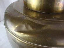 Load image into Gallery viewer, Vintage Brass Tin Lined Beverage Dispenser Samovar with Guardian Lion Side Pulls and Lid NO STAND
