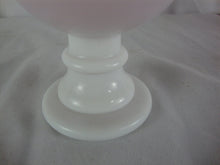 Load image into Gallery viewer, Vintage Fenton Pink Peach Crest Pedestal Candle Holder
