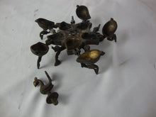 Load image into Gallery viewer, Vintage Nepal Brass Metal Bird of Paradise Mini Spice Box
