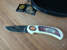 Load image into Gallery viewer, Franklin Mint Harley Davidson Knucklehead Folding Collector Knife with Soft Case
