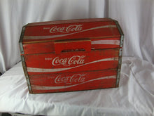 Load image into Gallery viewer, Vintage Coca Cola Crate Hinged Treasure Trunk Chest
