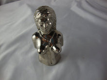 Load image into Gallery viewer, Vintage Silvertone Metal Female Head and Torso Risque Refillable Cigarette Lighter *UNTESTED*
