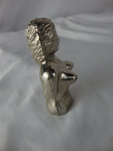 Load image into Gallery viewer, Vintage Silvertone Metal Female Head and Torso Risque Refillable Cigarette Lighter *UNTESTED*
