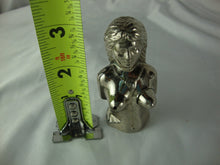 Load image into Gallery viewer, Vintage Silvertone Metal Female Head and Torso Risque Refillable Cigarette Lighter *UNTESTED*
