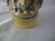Load image into Gallery viewer, Marvin Bailey Mini Cream Blue 4 Tooth Ugly Jug 3 Inch
