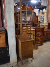 Load image into Gallery viewer, Vintage Country Pine Bakers Rack with Wine and Glass Racks

