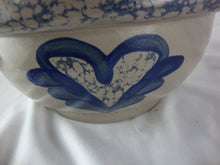 Load image into Gallery viewer, 1992 Beaumont Bros Pottery Putty Blue Sponge Mixing Bowl
