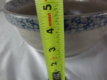 Load image into Gallery viewer, 1992 Beaumont Bros Pottery Putty Blue Sponge Mixing Bowl
