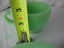 Load image into Gallery viewer, Vintage Fire King Jadeite G299/G295 Restaurant Teacup and Saucer Set
