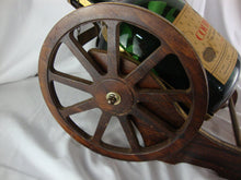 Load image into Gallery viewer, Vintage Courvoisier Cognac Empty Gallon Bottle on Canon Pour Stand
