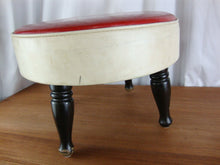 Load image into Gallery viewer, Vintage Alabama Crimson Tide Elephant Logo Vinyl Footstool Ottoman
