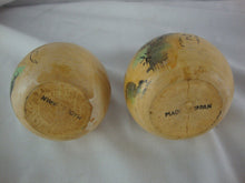 Load image into Gallery viewer, Vintage Japan Kokeshi Wood Bobble Head Dolls Set of 2

