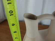 Load image into Gallery viewer, Vintage Nemadji Pottery Double Spout Cream/Brown Wedding Vase
