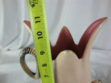 Load image into Gallery viewer, 1955 Hull USA T7 Pink Blossom Flite Flower Double Handle Vase
