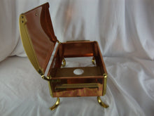 Load image into Gallery viewer, MCM Copper Brass Chafing Serving Footed Dish Holder Stand
