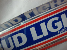 Load image into Gallery viewer, Vintage Bud Light Plexi Faceted with Top Logo Beer Tap Handle
