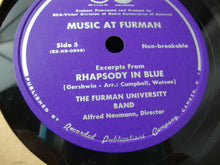 Load image into Gallery viewer, 1950&#39;s Music at Furman The Furman University 3 Record Set with Jacket
