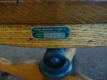 Load image into Gallery viewer, Tatnall Measuring Co Oak Swivel Tilt Rolling Office Desk Chair
