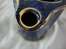 Load image into Gallery viewer, Vintage Wades England Blue Marble with Gold Trim Ceramic Teapot
