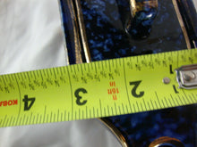 Load image into Gallery viewer, Vintage Wades England Blue Marble with Gold Trim Ceramic Teapot

