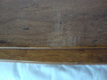 Load image into Gallery viewer, Antique Spool Cabinet 2 Drawer Burl Veneer &amp; Carved Floral Drawers
