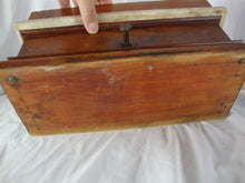 Load image into Gallery viewer, Vintage Wood Marble Top Apothecary Balance Tabletop Scale
