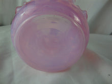 Load image into Gallery viewer, Vintage Fenton Art Glass Cranberry Coin Dot Ruffled Crimped Vase
