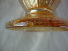 Load image into Gallery viewer, Vintage Jeannette Glass Iris Herringbone Marigold Pedestal Pitcher
