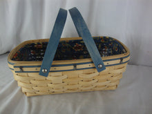Load image into Gallery viewer, 2007 Longaberger Family Signed Rectangle Basket with Handles/Liners/Insert
